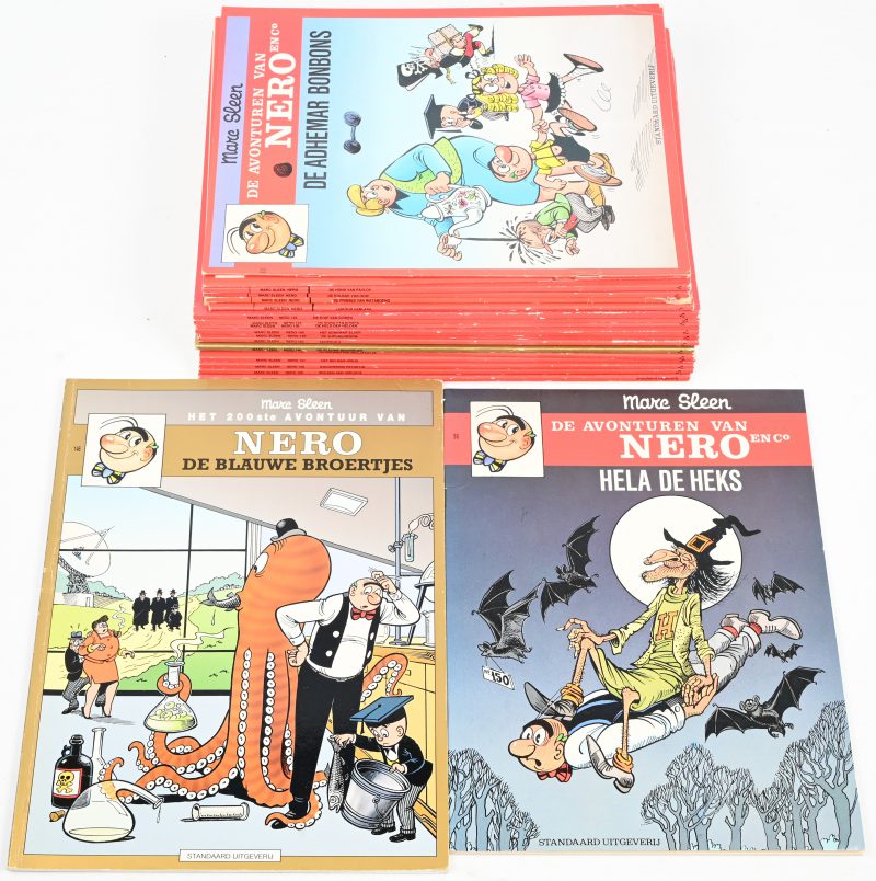 Een lot van 20 Nero strips, nieuwe uitgave.