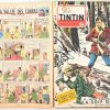 Een reeks vintage Tintin magazines gebundeld, jaargangen 1954-1955. Redelijke slijtage aanwezig.