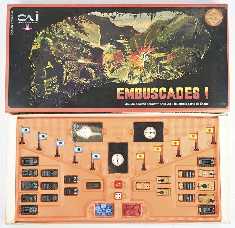 “Embuscades!”. Een vintage bordspel. Compleet, FR editie met NL instructie. 1973.