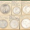 Een lot van 27 munten uit Duitsland. 5 Mark, Bayern Ludwig II 1874, Otto 1898, Luitpold 1911, Hamburg 1875 & 1903, Lübeck 1904, Preussen Friedrich 1888, Wilhelm II 1903 & 1913, telkens Ag 900/1000 27,77 g. 3 Mark, Bayern Luitpold 1911, Hamburg 1910, Preussen Willhelm II, 1908, 1910 Universität Berlin, 1911 Universität Breslau, 1913 25 Jahre, 1914, telkens Ag 900/1000 16,66 g. 2 Mark, Bayern Ludwig II 1876, Otto 1902, Luitpold 1911, Bremen 1904, Hamburg 1906, Preussen Wilhelm I 1876, Wilhelm II 1903, 1905, 200 Jahre 1901, Overwinning op Napoleon 1913, 25 Jahre 1913, telkens Ag 900/1000 11,11 g.