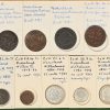 Een lot van 35 Nederlandse munten. 4 duiten (1752, 1783, 1785, 1797), Willem I, Willem II, Wilhelmina, Juliana, kwartjes, dubbleltjes... Rijksdaalders (Ag) en guldens (Ag en Ni).