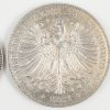 Drie Duitse munten. Wilhelm I, Frankfurt Zwei Vereinsthaler 1861, Ag 900/1000 37 g, 1 Kronungsthaler 1861, Ag 900/1000 18,5 g, 1 Gulden 1840, Ag 900/1000 10,5 g