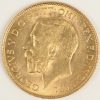 Een gouden munt. Zuid-Afrika, George V,  1/2 Sovereign 1925. Au 916,7/1000 3,99 g. Muntersmerk S.A.