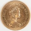 Een gouden munt, Verenigd Koninkrijk. Elizabeth II, 1 Pound 1974, Au 916,7/1000 7,99 g.