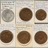 Een lot van 18 munten uit het Verenigd Koninkrijk. Edward VII, George V, George VI,  6 p. 1906, Farthing 1907, 1943