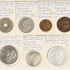 Een lot van 47 munten uit Frankrijk. 100 F, 1954, 50 F, 1953, 20 F, 1951, 10 F, 1966 (Ag 900/1000), 1952, 1949, 5 F, 1963 (Ag), 1933 x 2, 1949, 1970, 2 F, 1944, 1941, 1 F, 1914 (Ag), 1947, 1938, 1960, 1/2 F, 1963. 1 Decime 1814. 50 c. 1932, 1947, 25 c. 1903, 1905, 1928, 20 c. 1850 (Ag), 1963, 10 c. 1862, 1894, 1917, 1939, 1963, 5 c. 1891, 1916, 1920, 1924, 1963, 2 ct. 1856, 1889, 1898, 1912, 1 c. 1848, 1856, 1862, 1877, 1963.