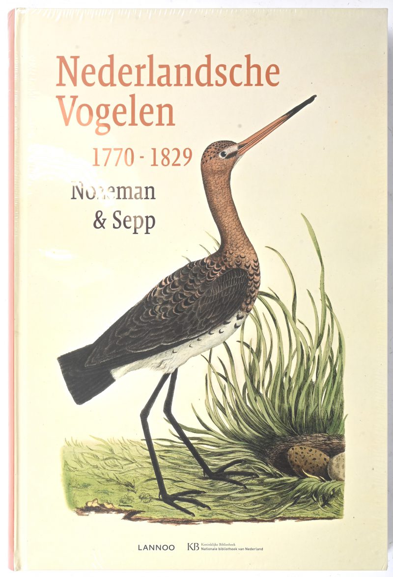 “Nederlandsche Vogelen 1770-1829”. Door Nozeman en Sepp, een XXL boek in nieuwstaat, ongeopende verpakking, in originele cassette. Uitgeverij Lannoo 2014, 816p, Hardcover, circa 12 kg.