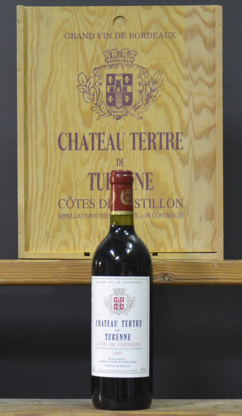 Ch. Tertre de Turenne A.C. Côtes de Castillon  Delhaize M.B. O.K. 1997  aantal: 3 bt