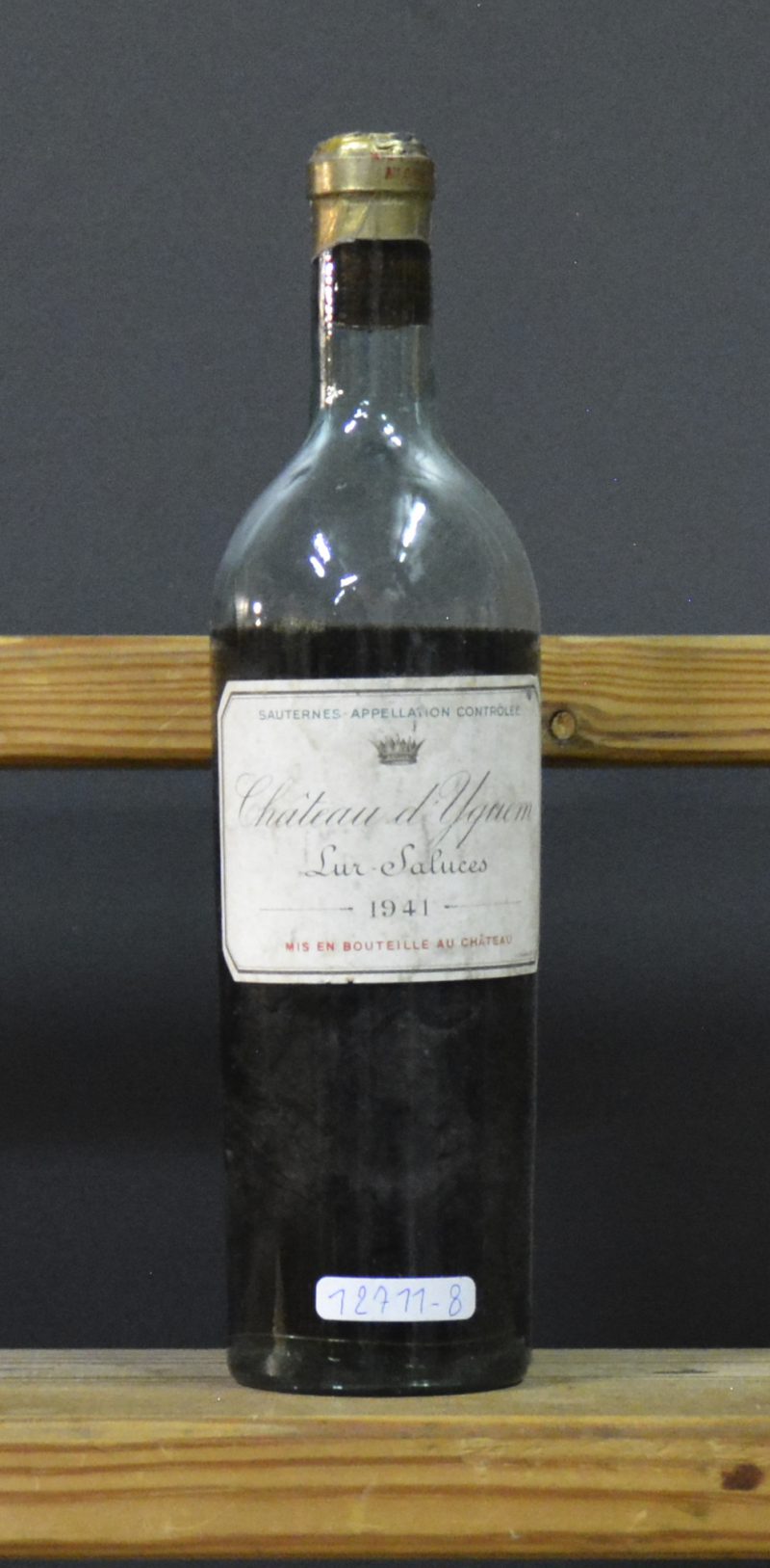 Ch. d’Yquem A.C. Sauternes 1e grand cru classé  M.C.  1941  aantal: 1 bt vidange