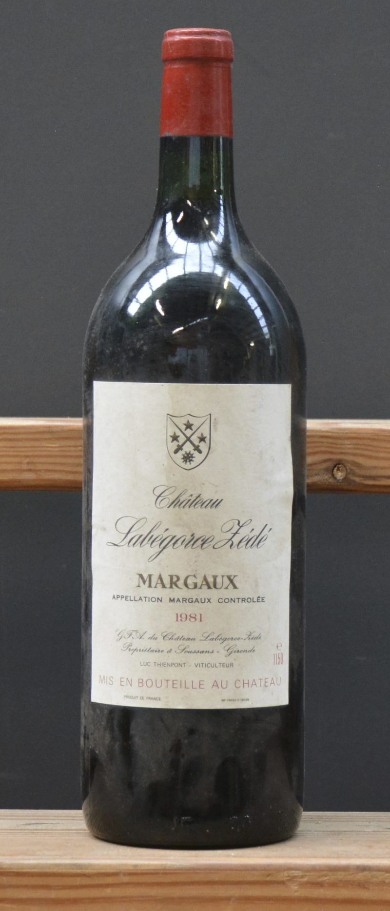 Ch. Labégorce-Zédé A.C. Margaux Cru bourgeois exceptionnel  M.C.  1981  aantal: 1 Mag.