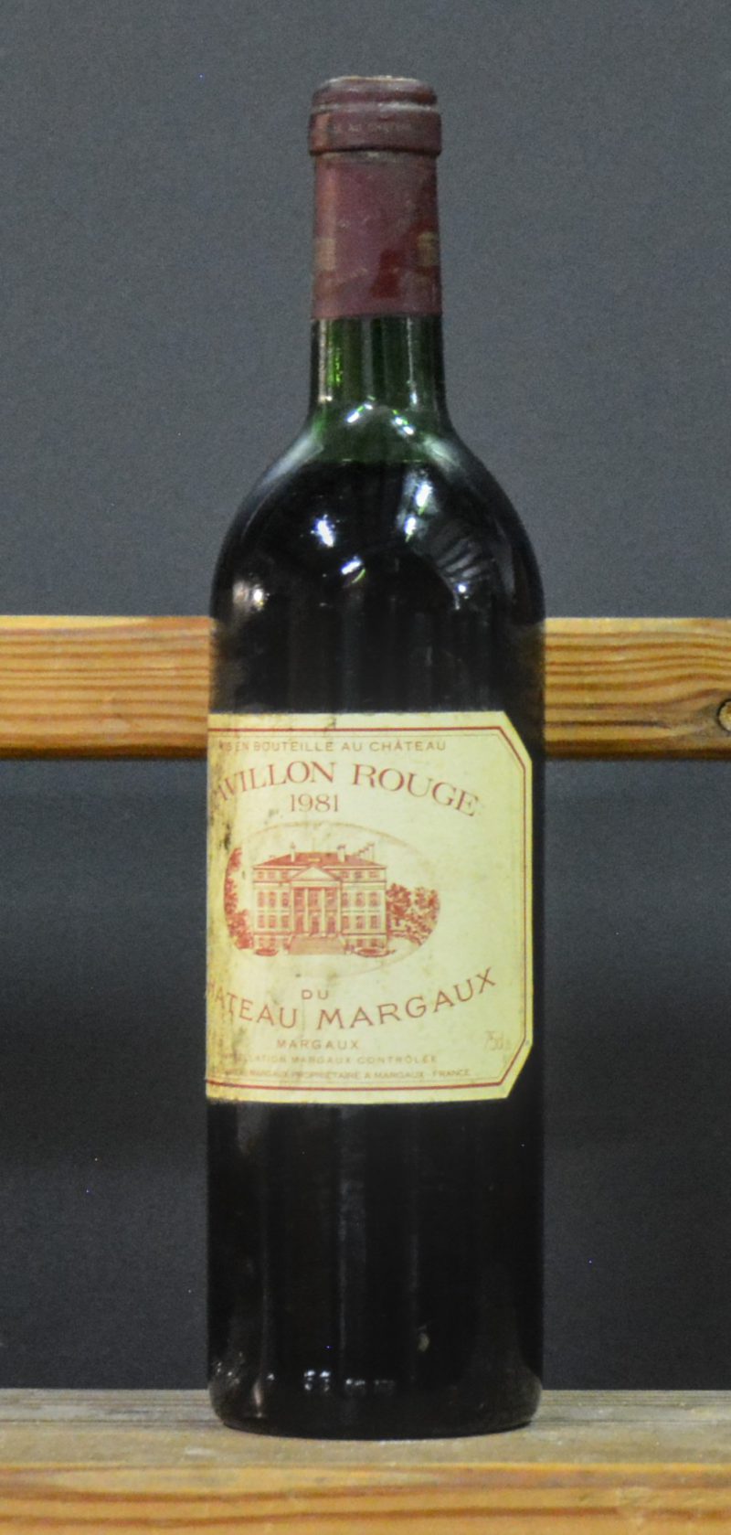 Pavillon Rouge du Ch. Margaux A.C. Margaux   M.C.  1981  aantal: 1 bt ts