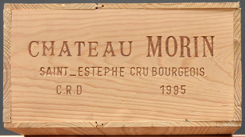 Ch. Morin A.C. St-Estèphe Cru bourgeois  M.C. O.K. 1995  aantal: 12 bt