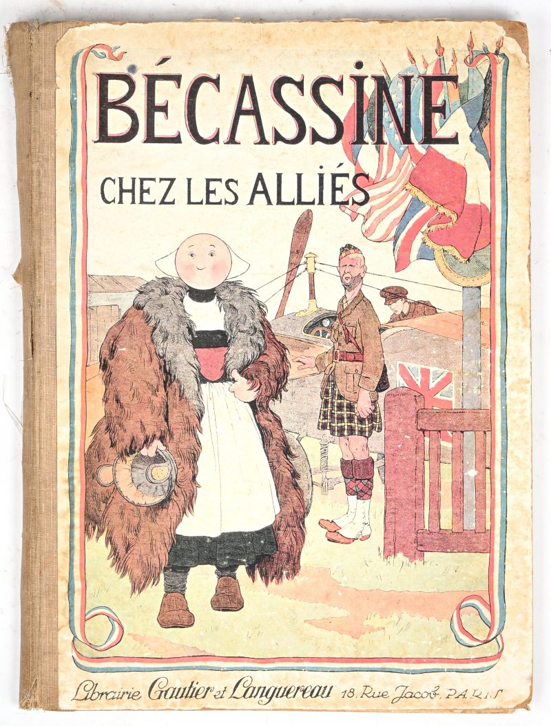 ‘Bécassine chez les Alliés’. Gautier-Languereau 1926.