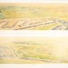 Een lot van 4 litho’s; “Panorama van Antwerpen”, Hypsos 1914, Nationaal Scheepvaartmuseum, uitgave bij “Waar is de tijd, Antwerpen 20e eeuw”.