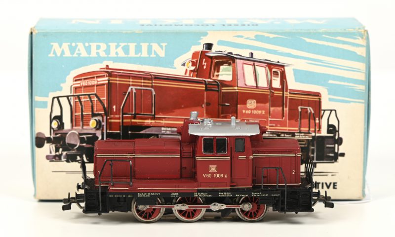 Märklin modeltrein 3065, ‘Diesellokomotive’. Made in Western Germany.