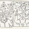 The Keith Haring coloring book, 1992, en My first coloring book, 1993, uitgegeven door the estate of Keith Haring.