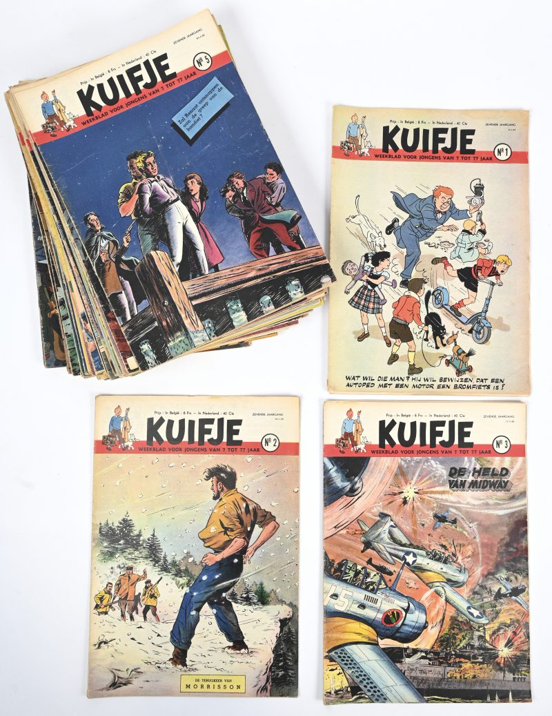 Kuifje, weekblad voor jongens van 7 tot 77 jaar. Volledige zevende jaargang, 1952.