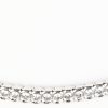 Een 18 kt witgouden armband bezet met 52 briljanten top Wesselton F VVS1 van 6,15 ct.