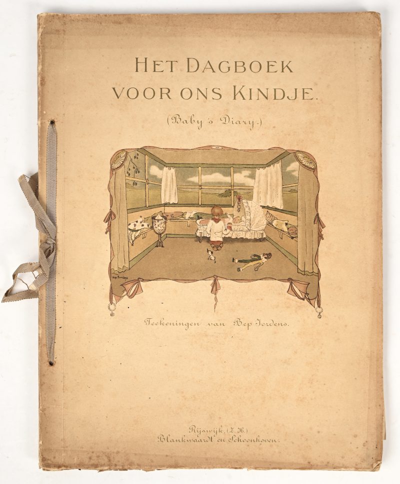 Het dagboek voor ons kindje, met tekeningen van Bep Jordens.
