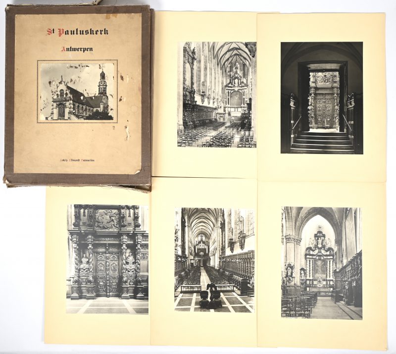 “St Pauluskerk Antwerpen”. Een oud fotoboek, foto’s Edmond Vermeylen.