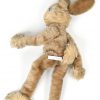Oud Steiff knuffelkonijn. Knop in oor aanwezig. Schade aan mond en zichtbare slijtagesporen.