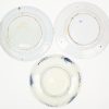 Lot van 3 antieke bordjes. Imari, Lambeth English Delftware en blauw-witte Delfts.