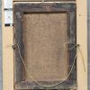 ‘Slapende man met klompen’. Een 19e eeuw olieverfschilderij op doek. Niet gesigneerd.