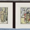 ‘De harp van Sint-Franciscus’. Een reeks van 12 kleurenlitho’s, gemonogrammeerd; F.