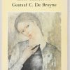 Een lot van Gustaaf De Bruyne bestaande uit een ets, een aquarel miniatuurtje en een boek.