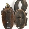 Afrikaanse maskers. Baluba dansmasker. De Luba of Baluba zijn een Bantoevolk uit Centraal-Afrika. Zij woonden hoofdzakelijk in de regio's Katanga en Kasaï. Toegevoegd een polychroom dansmasker.