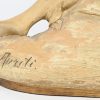“Amor en Psyche”, een terracotta groep, gesigneerd Aurili.
