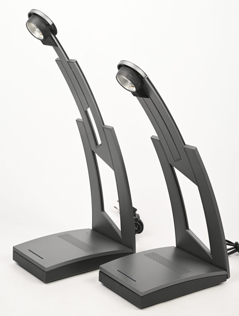 Italiana Luce - F.A. Porsche, model Jazz. Een set van 2 design lampen in kunststof.