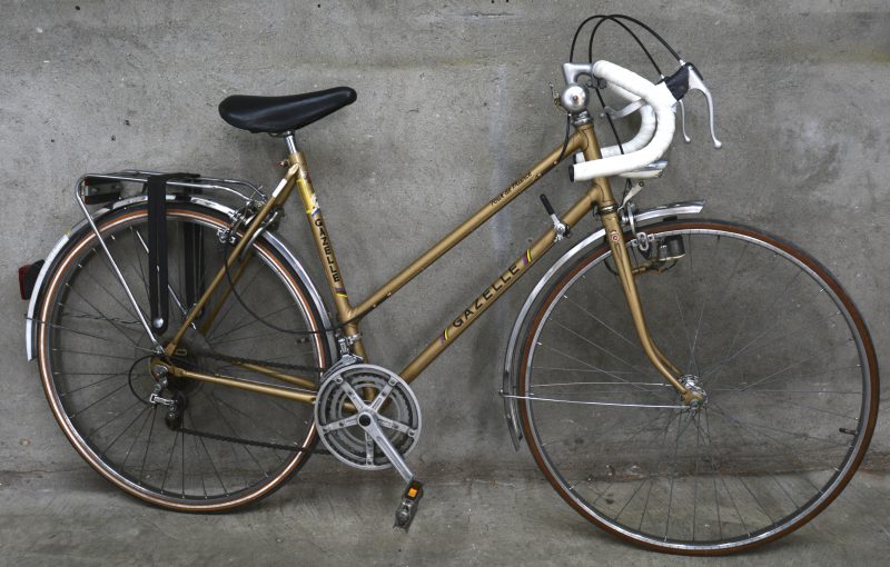 Vintage dameskoersfiets, Gazelle Tour De France, 10 versnellingen, maat 54.