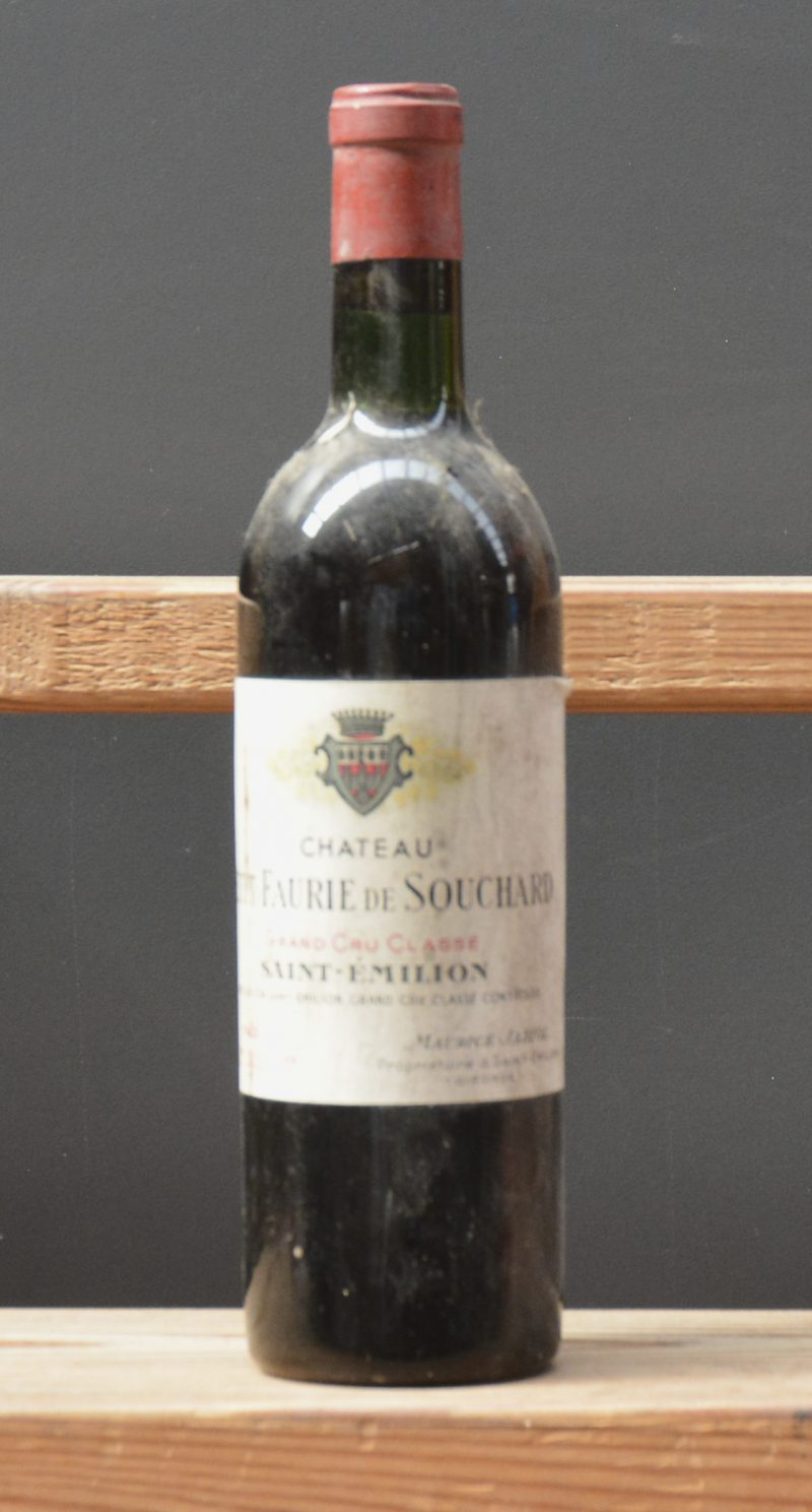 Ch. Petit Faurie de Souchard A.C. St-Emilion grand cru classé   M.C.  1962  aantal: 1 bt