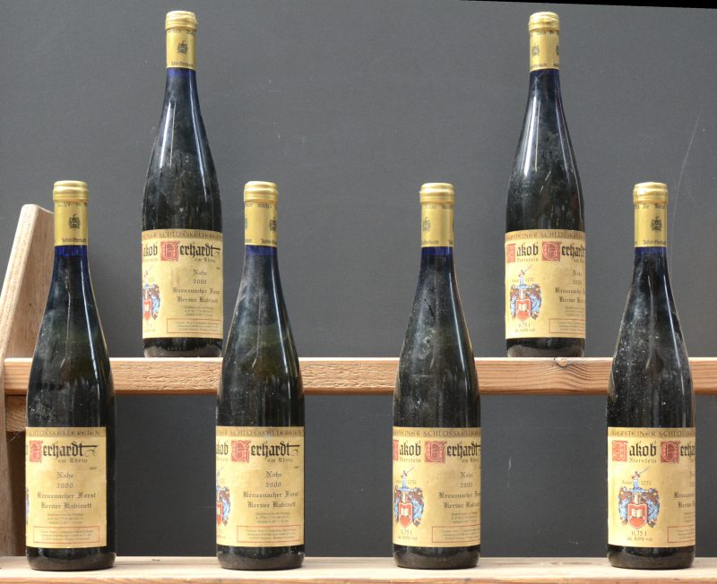 Kreuznacher Forst Kerner Kabinett QmP Nahe  Jakob Gerhardt, Nierstein E.A.  2000  aantal: 6 bt