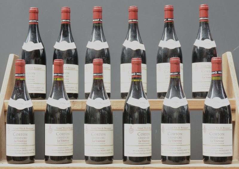 Corton Grand Cru La Voierosse A.C.  Moillard, Nuits M.O.  1996  aantal: 12 bt