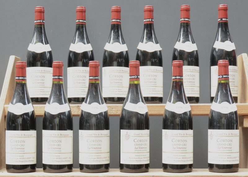 Corton Grand Cru La Voierosse A.C.  Moillard, Nuits M.O.  1996  aantal: 12 bt