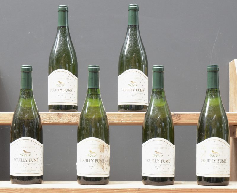 Pouilly-Fumé Les Vieillottes A.C.   Charles Deloire M.P. O.D. 1995  aantal: 6 bt