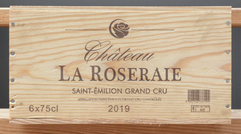 Ch. La Roseraie A.C. St-Emilion grand cru   M.C. O.K. 2019  aantal: 6 bt