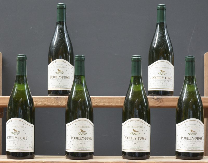 Pouilly-Fumé Les Vieillottes A.C.   Charles Deloire M.P. O.D. 1995  aantal: 6 bt