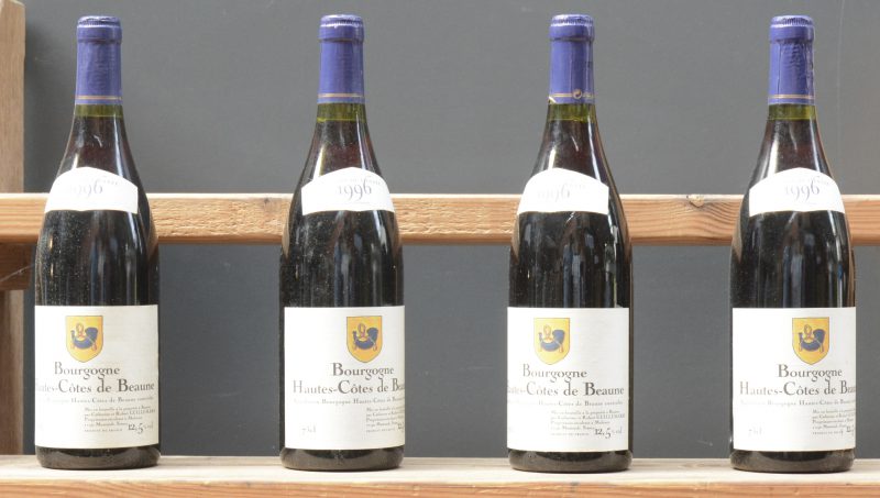 Bourgogne Hautes Côtes de Beaune A.C.  Guillemard, Meloisey M.P.  1996  aantal: 4 bt