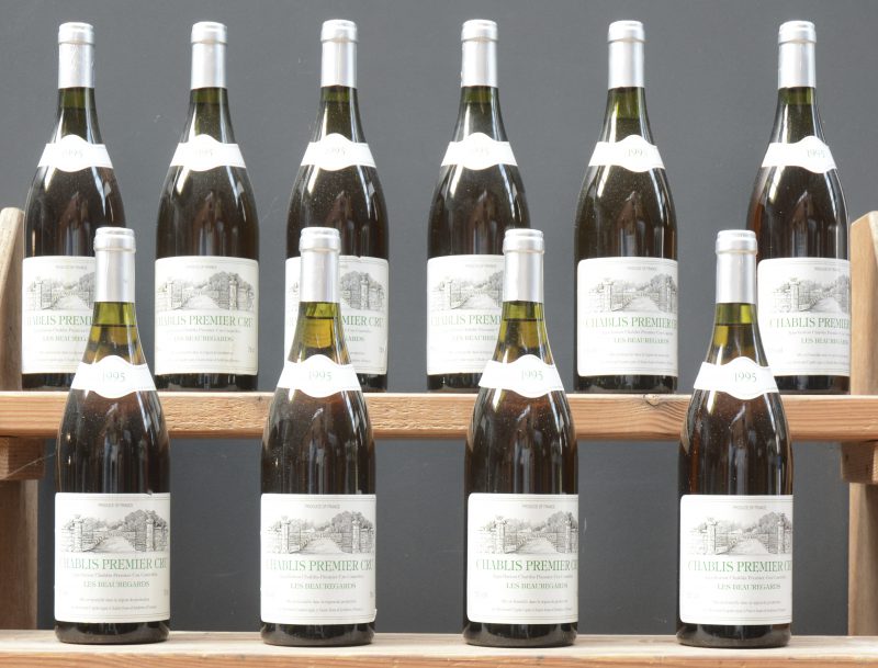 Chablis 1e Cru Beauregard A.C.  Bertrand Capdevigne, St-Jean d’Ardières M.O.  1995  aantal: 10 bt