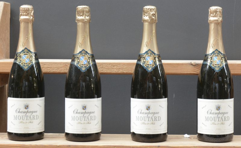 Champagne Brut   Moutard, Buxeuil M.O.  0  aantal: 4 bt