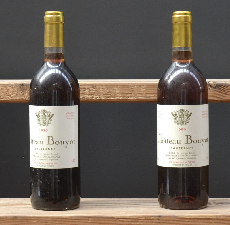 Ch. Bouyot A.C. Sauternes   M.C.  1990  aantal: 2 bt