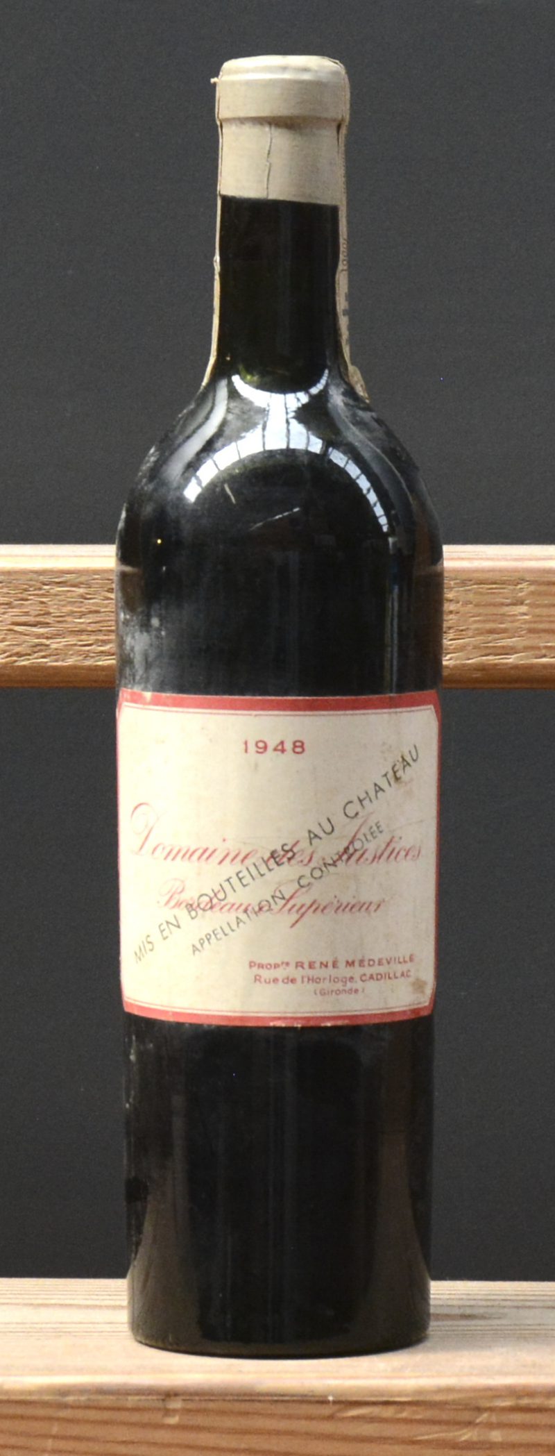 Dom. des Justices A.C. Bordeaux Supérieur   M.C.  1948  aantal: 1 bt ms