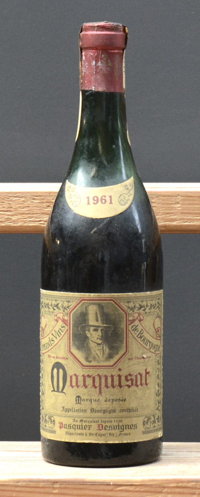 Marquisats A.C. Bourgogne  Pasquier-Desvignes, St-Lager M.O.  1961  aantal: 1 bt 7 cm
