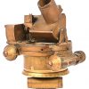 Een messing deel van een antieke sextant, Director No 7, Unicam Inst Ltd, 1938.