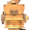 Een messing deel van een antieke sextant, Director No 7, Unicam Inst Ltd, 1938.
