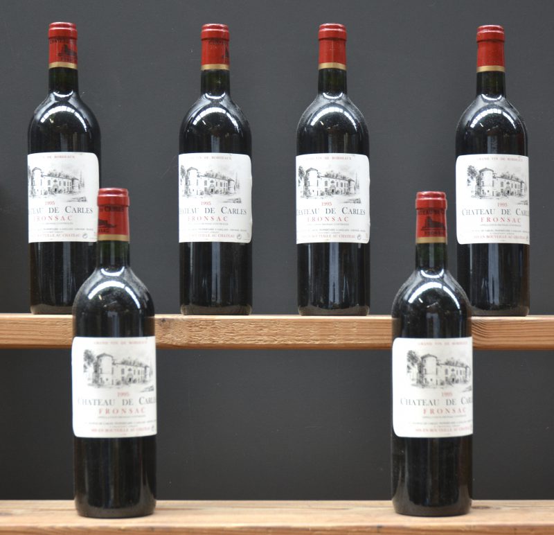 Ch. de Carles A.C. Fronsac   M.C.  1995  aantal: 6 bt