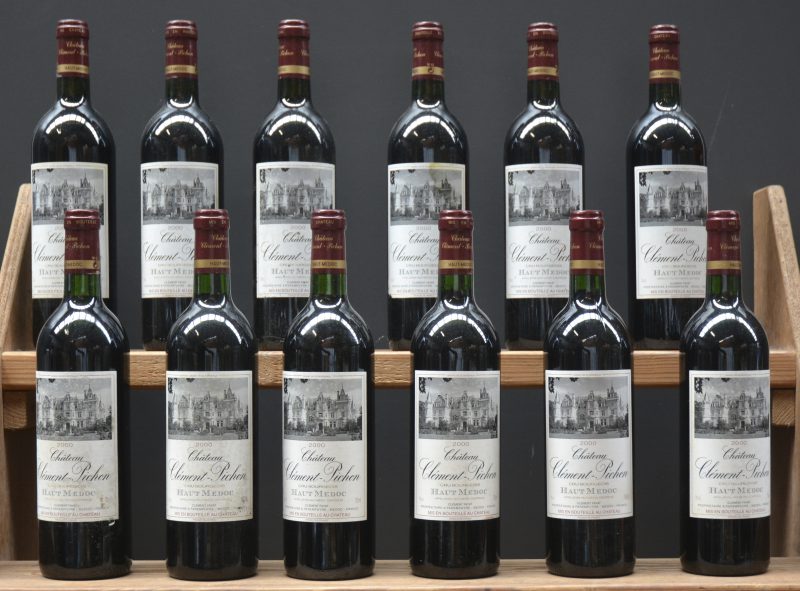 Ch. Clément-Pichon A.C. Haut-Médoc Cru bourgeois  M.C.  2000  aantal: 12 bt